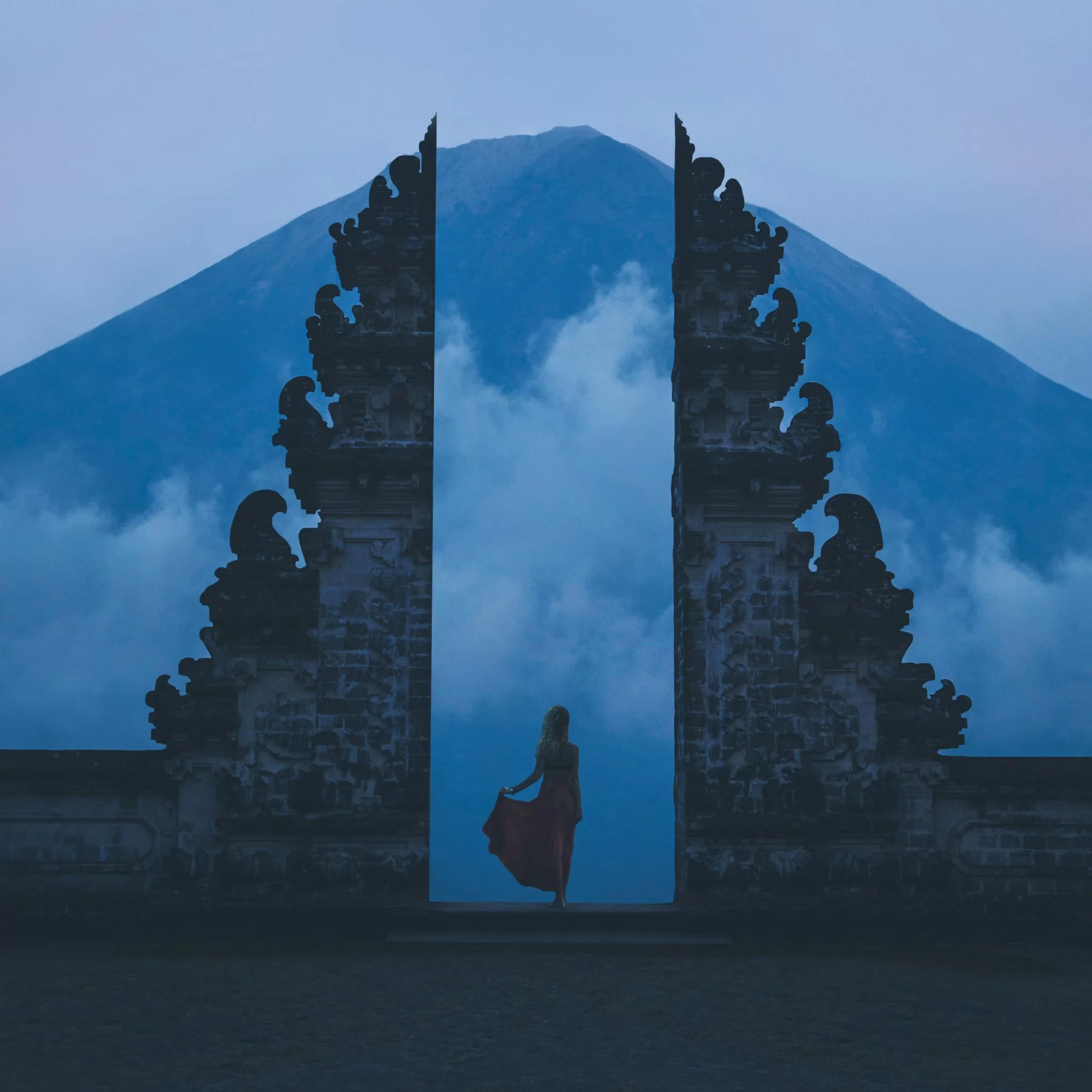 Beautiful Bali Temple View